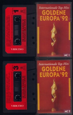 Goldene Europa '92 90er Hits Genesis Ten Sharp Roxette OMD 90s MC Kassette 098