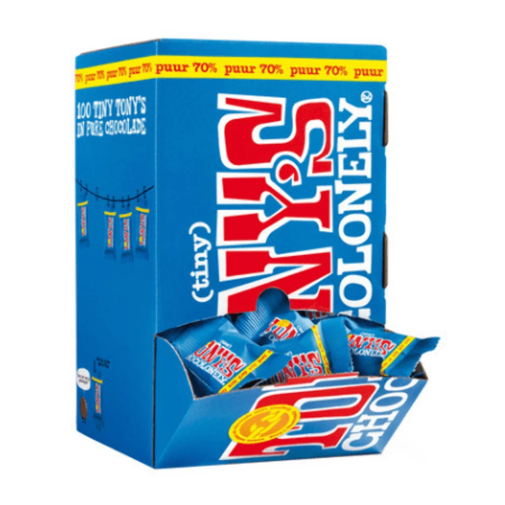 Tony'S Chocolonely | 100X Tony'S Chocolonely Tiny Tony'S Dark Chocolates