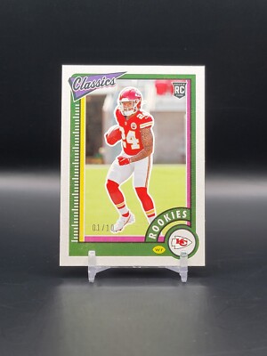 Sky Moore 2022 Panini Classics /10 No Name SSP Kansas City Chiefs (CB)