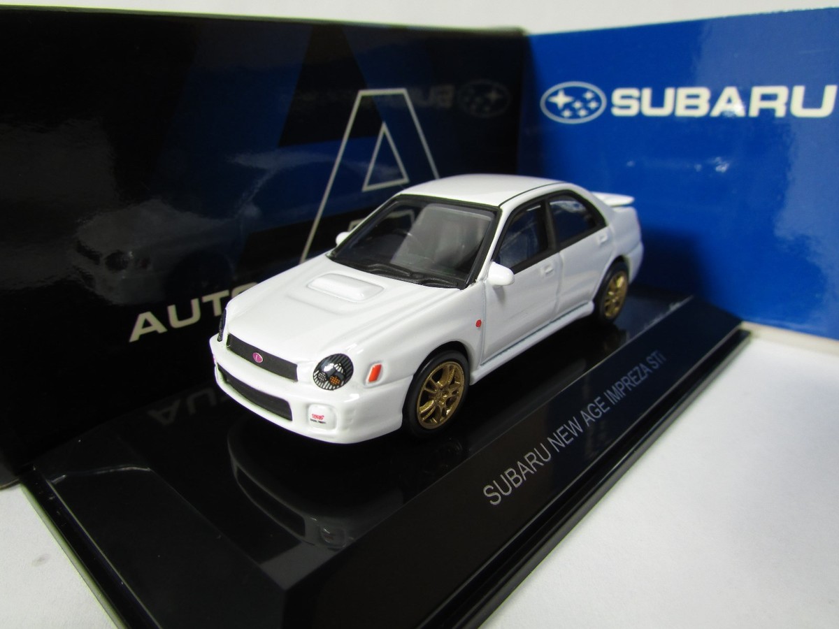 AUTOART 1/64 SUBARU IMPREZA WRX STI 2001 WHITE RHD n KYOSHO AUTOART 1/64 SUBARU IMPREZA WRX STI 2001 WHITE RHD n KYOSHO