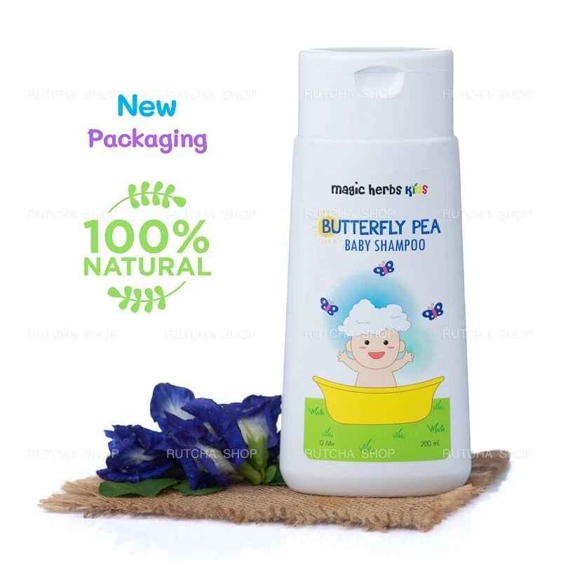 Butterfly Pea Baby Shampoo 👶 Healthier & Long 🌿 Magic Herbs Kids 200 ml
Opens in a new window or t