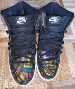 nike dunk high stained glass