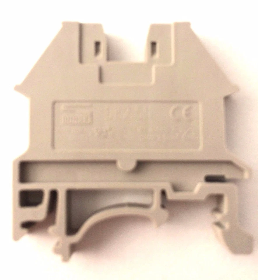 DIN Rail Terminal Blocks 40 Quantity DK2.5N Dinkle 12 AWG Gauge 20A 600V - Image 2 of 3