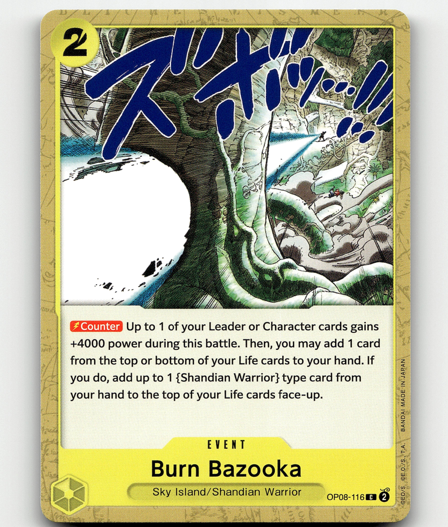 One Piece Card Game Burn Bazooka - Two Legends | eBay