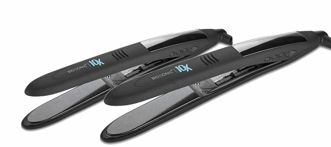 BIO IONIC 10x Pro Styling Flat Iron 1 Inch 2 Pc Set 874822004382