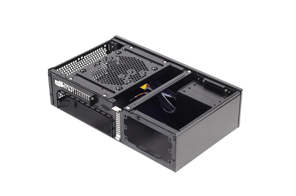 SilverStone SST-ML05B - Milo Mini-ITX kompaktes HTPC Desktop Gehäuse schwarz - Bild 2 von 4