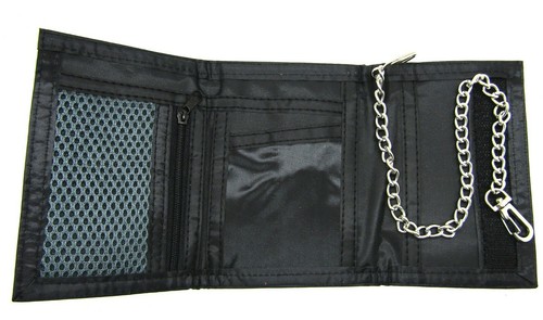Unisex Neu Premium Weich Echtleder Rippa Geldbörse Kartenetui Geldbörse Kette - Bild 4 von 72