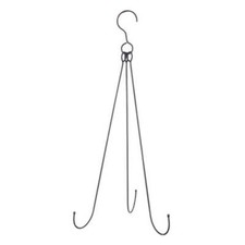 Horizontal Black Wreath Hanger 29.5"