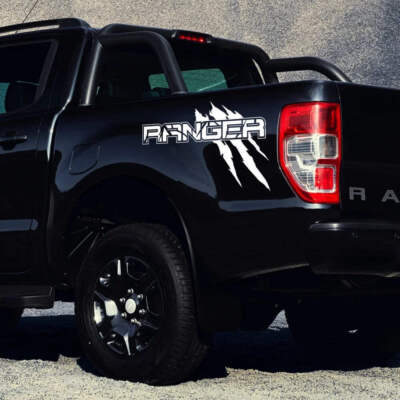 Car Body Side Sticker For Ford Ranger Raptor XLT XL Lariat T6 Trim Pickup Truck
