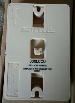10 Pack Suttle 630LCCU 1-line Wall Mount Adapter DSL Filter