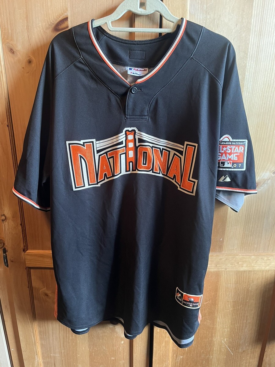 MAJESTIC 2007年 MLB オールスター ユニフォーム JETER 2 Derek Jeter 2007 MLB All-Star SF Majestic Jersey Authentic