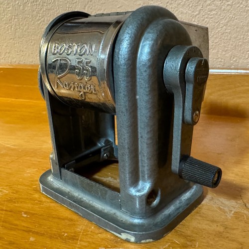 Vintage Boston Ranger 55 Pencil Sharpener All Metal Mountable eBay