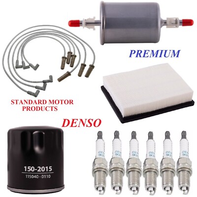 Tune Up Kit Filters Wire Spark Plugs For OLDSMOBILE CUTLASS CIERA 3.3L 1992