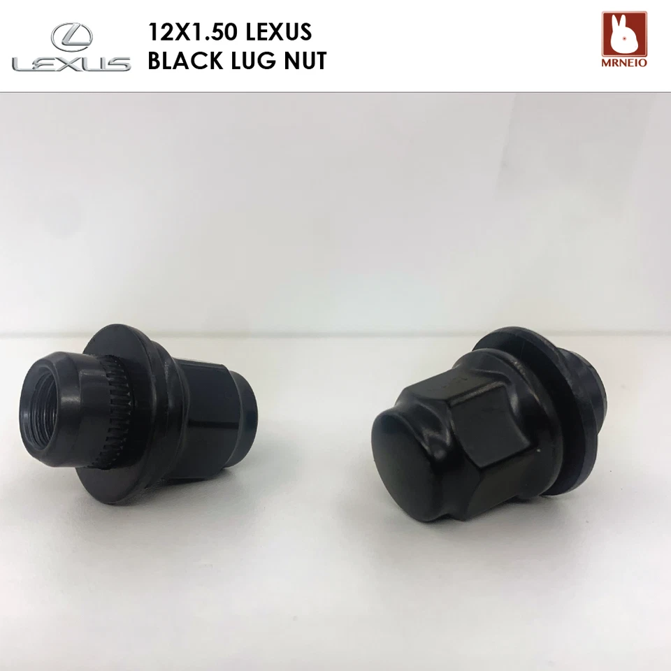 20PC 12X1.5 LEXUS IS250/IS300/IS350/ISF/LS350 BLACK MAG LUG NUT FIT STOCK WHEEL - Image 3 of 3