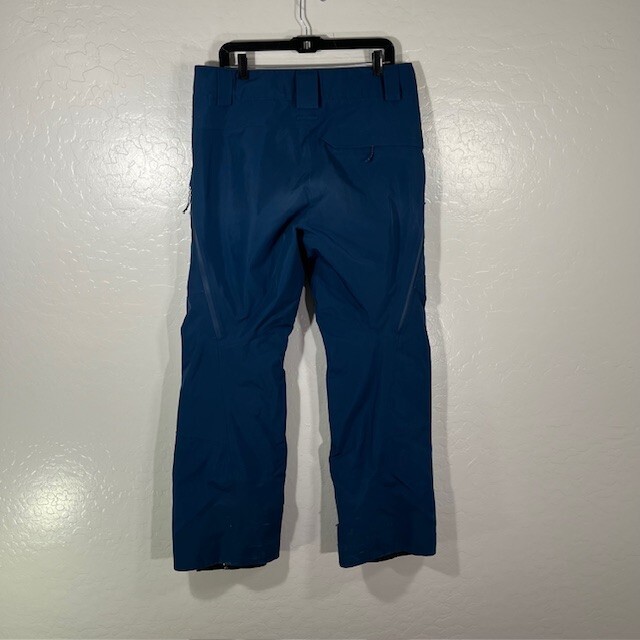 Patagonia Powder Bowl Pants Mens Medium Blue Ski Snow FLAWS