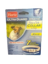 Hartz Ultra Guard Reflecting Flea/Tick Dog Collar 20" Necks 7 Month Protection