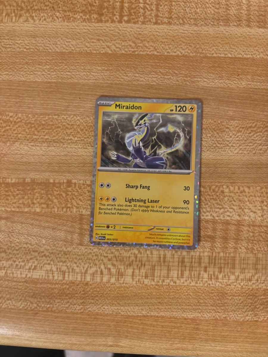 miraidon pokémon no 1008 mint condition