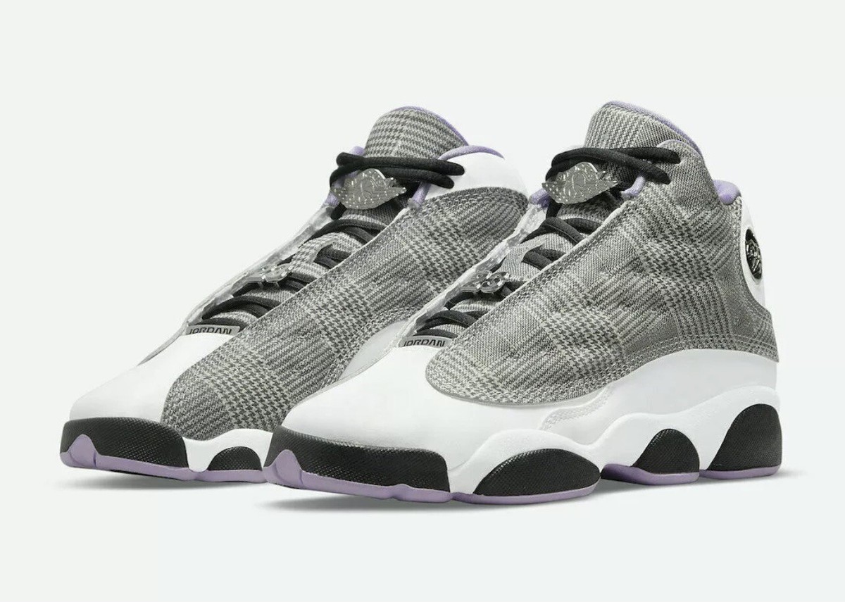 靴 ppp EU38/24.5cm NIKE AIR JORDAN 13 RETRO (GS) BLACK-LILAC SZ 3.5Y-WOMENS SZ