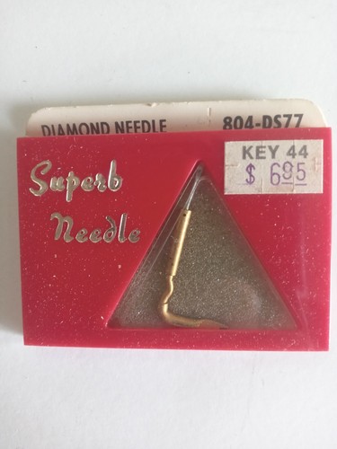 Superb Diamond Phonograph Needle 804-DS77, N676, 857, 3211DS, AA255, New