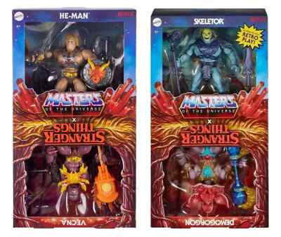 Masters of the Universe X Stranger Things: He-Man, Vecna, Skeletor, Demogorgon 