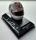 Mario Andretti 1995 autographed Bell Racing Mini Collectors Helmet — photo 2