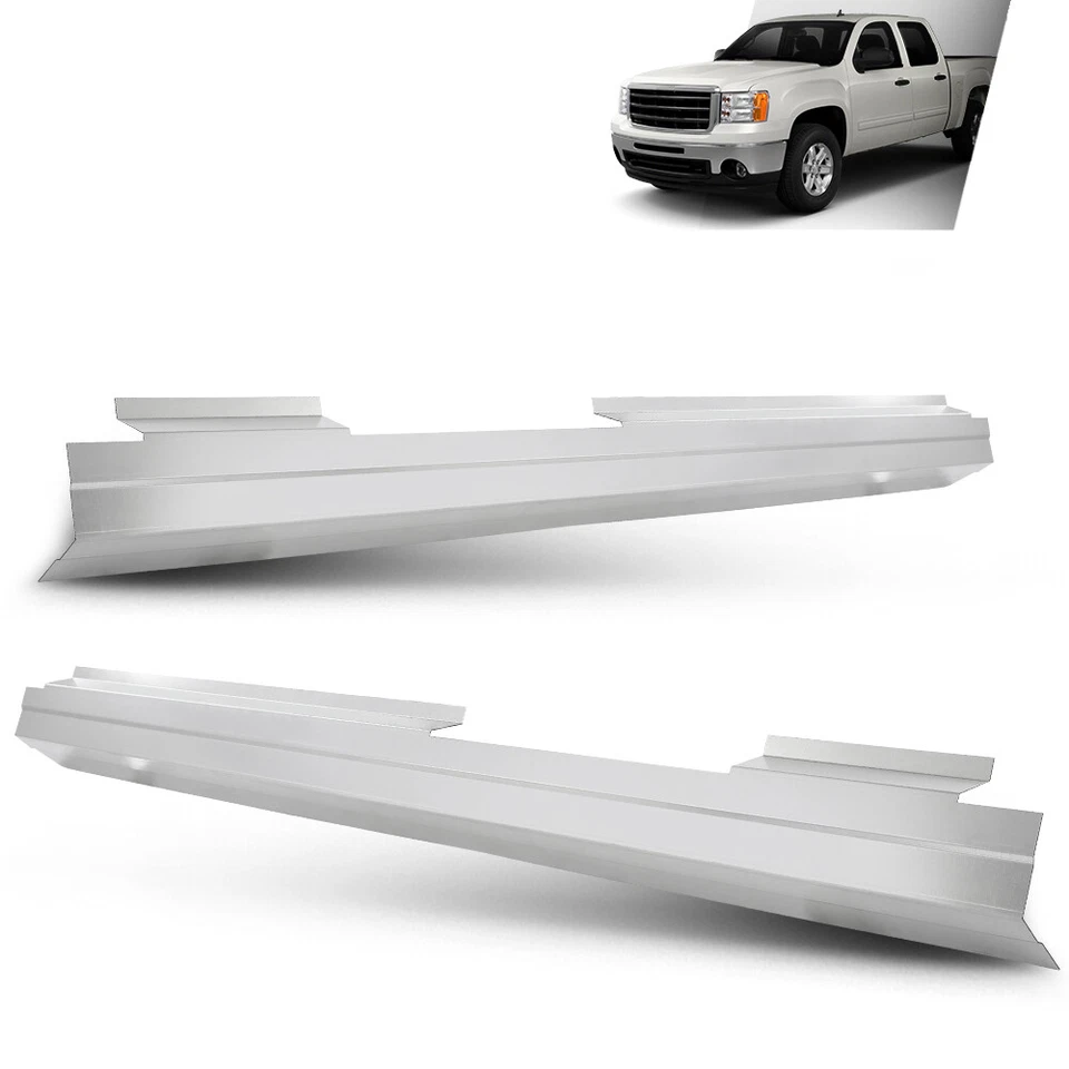 Fit For 07-13 Chevy Silverado GMC Sierra 62.99" Extended Cab Rocker Panels - Image 2 of 4