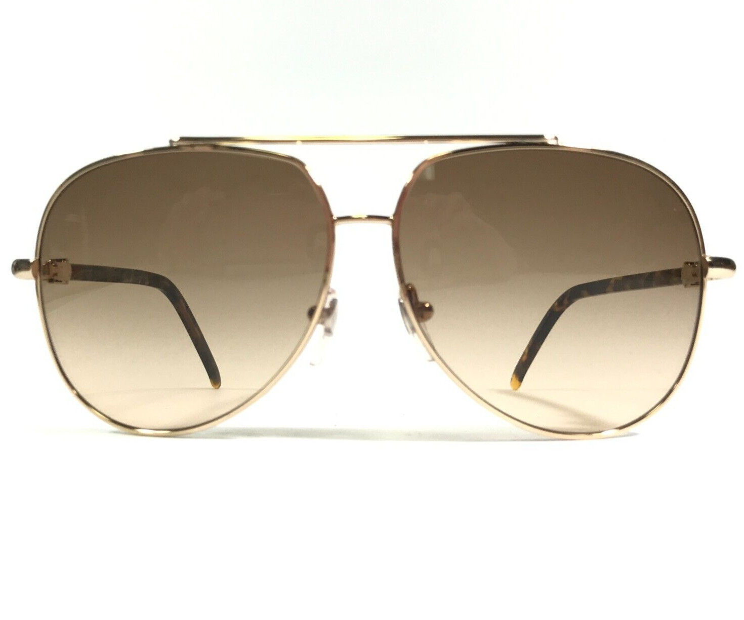 Солнцезащитные очки Robert Marc RM 776-362 в золотой черепаховой круглой оправе с коричневыми линзами