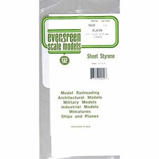 Evergreen 9010 White Sheet .010 x6 x 12 4 