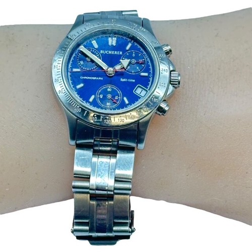 Bucherer Stainless Steel Split-Time Women's Chronograph Watch - Picture 7 of 9