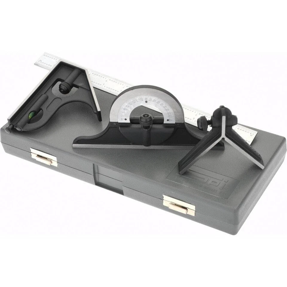 SPI 4 件套,12 英寸组合方形套装 1/16,1/32,1/64 & 1/8 (4R) Graduati...