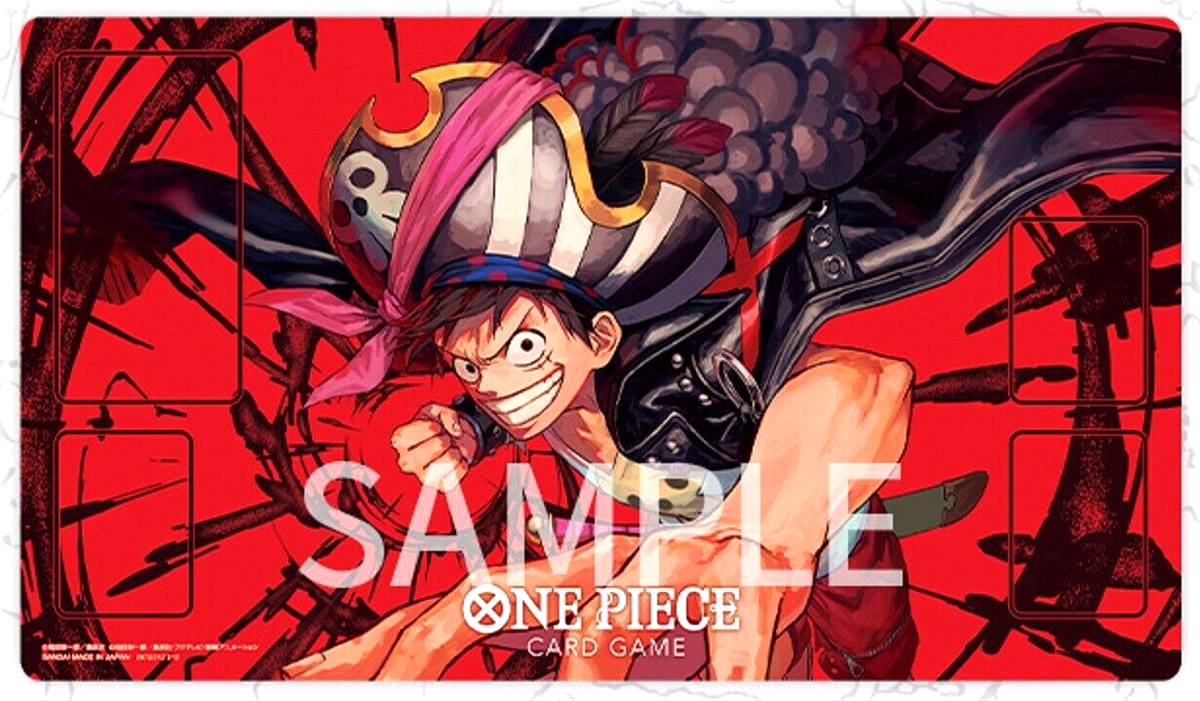 One Piece Card Game Official Playmat Monkey D Luffy Japanese NEW