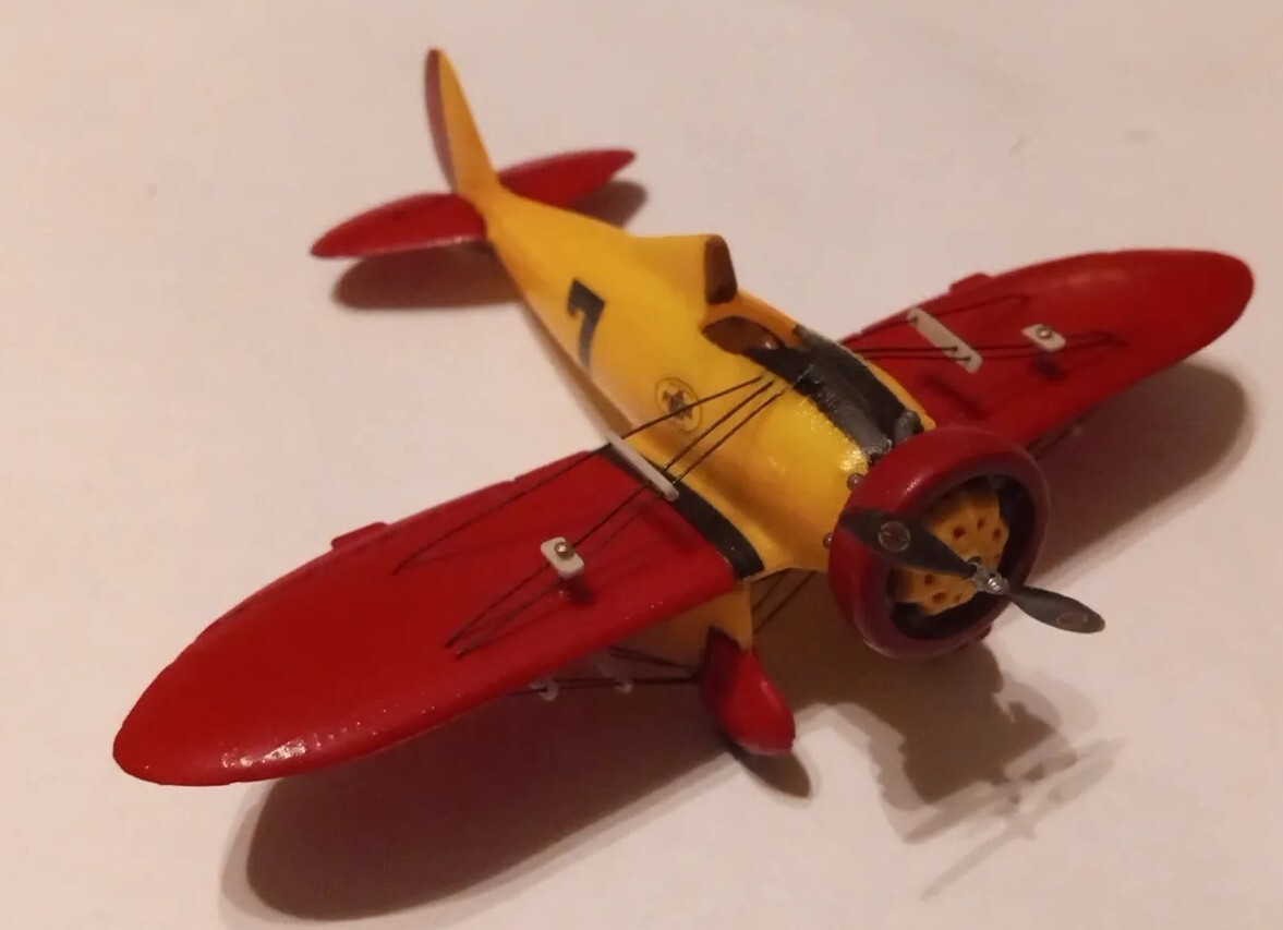 1/72 Revell P26 Peashooter Racer Well Built. Rigging Exhaust Added