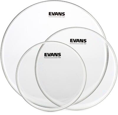 Evans G2 Tom Pack - 10'', 12'', 16'' - Clear