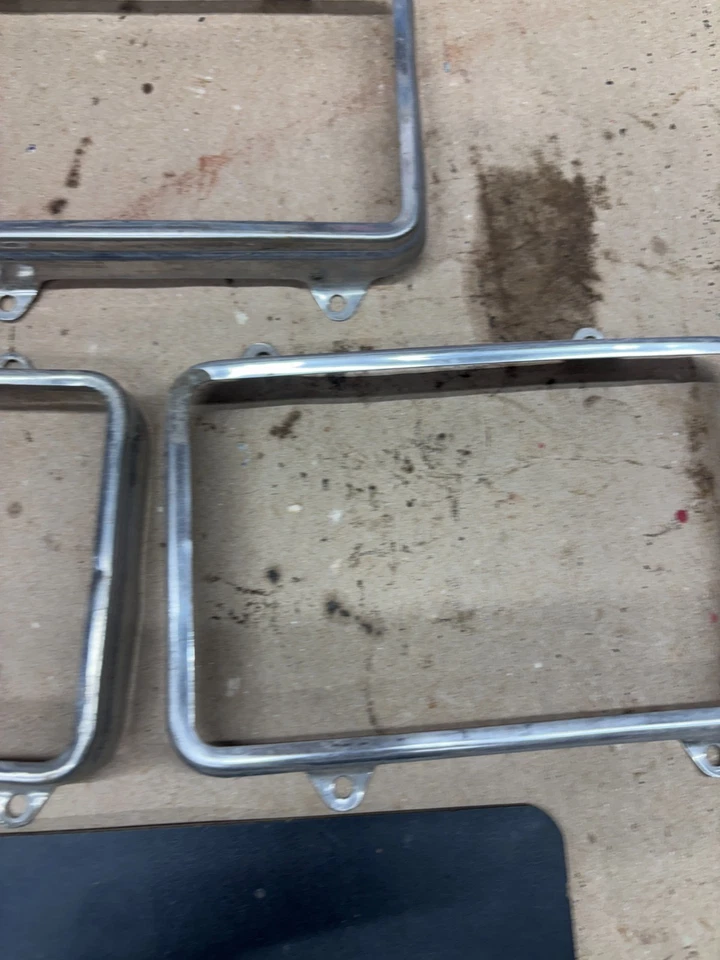 ANILLOS DE RETENCIÓN DE FAROS 3-4X6 HAZ SELLADO FORD CHEVROLET PROJECT DODGE Foto 4 de 4