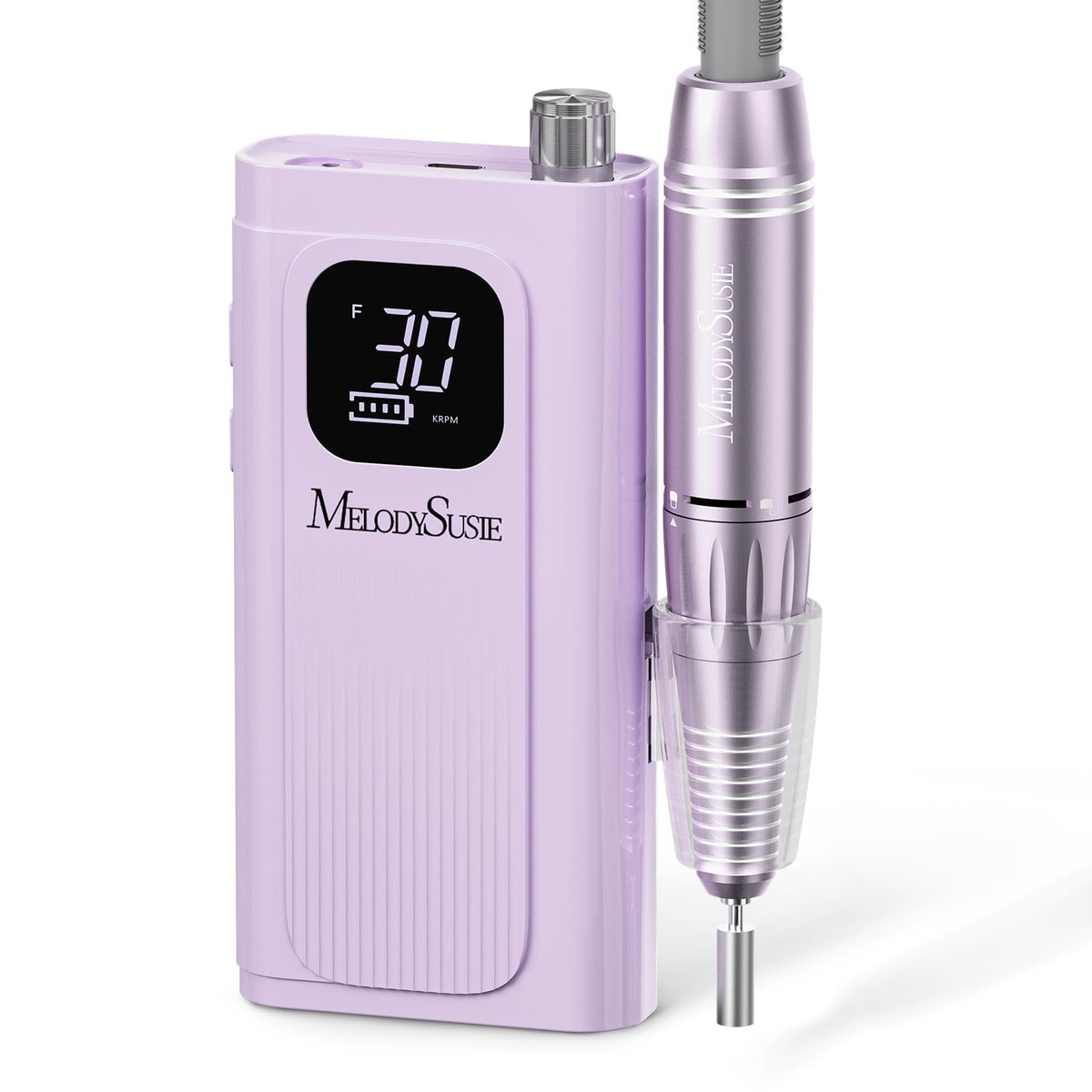 MelodySusie Professional Rechargeable Nail Drill 30000 RPM