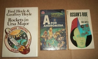 Fred Hoyle lot of 2 PB+1 BCE hardcover Ossian's Ride A Andromeda Rockets Ursa VG