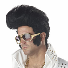 FORUM ROCK-N-ROLLL ELVIS WIG ADULT COSTUME ACCESSORY 52423