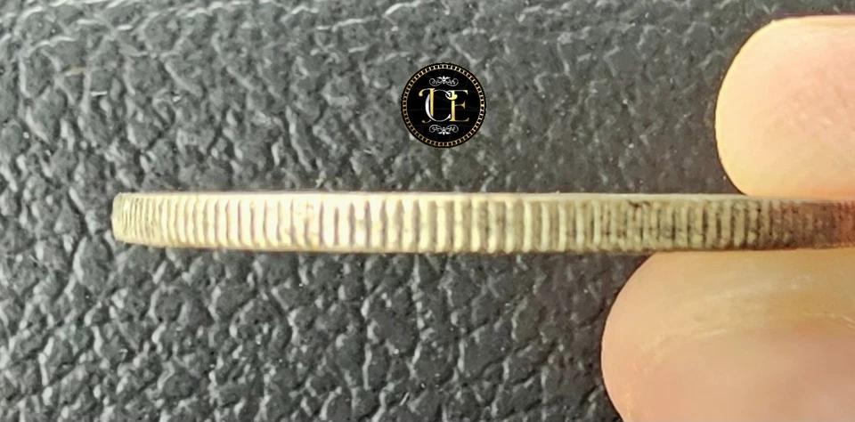 1921 - Moneda de Plata Gran Bretaña Media Corona, ¡EXCELENTE ESTADO! REY GEORGE V Foto 3 de 4