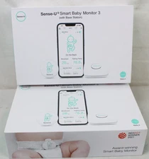2 Open Box Sense-U Baby Monitor 3 Breathing Movement Temperature Rollover ZZ
