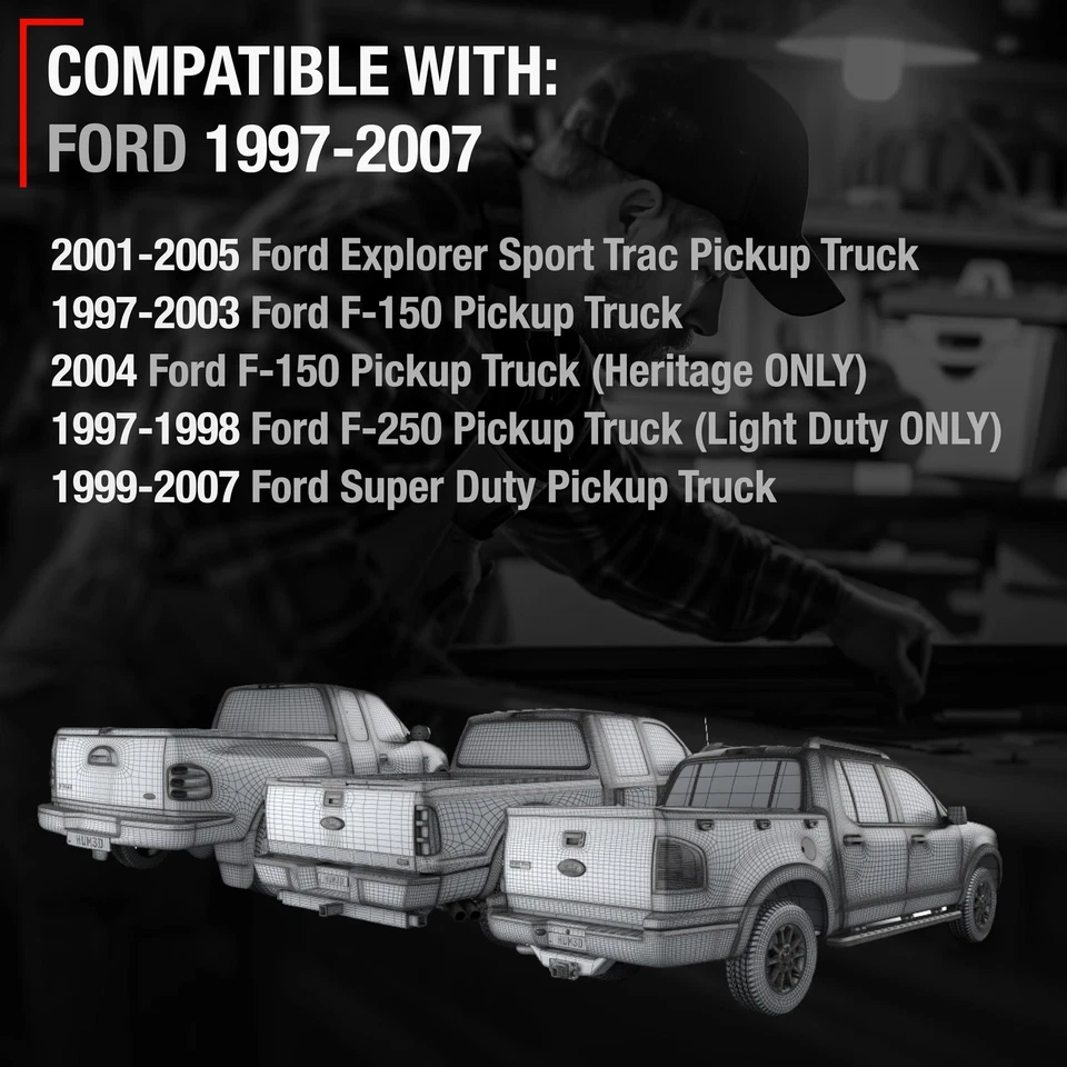 Manija de puerta trasera para Ford F-250 F-350 F-450 F-550 Super Duty con cerradura Foto 4 de 4