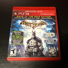 Batman: Arkham Asylum GOTY Edition (PS3) CIB (GREAT CONDITION) *TESTED*
