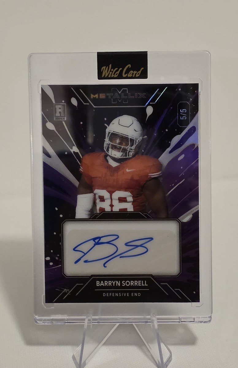 2025 Wild Card Metallix Barryn Sorrell 5/5 Auto | eBay