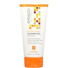 Andalou Naturals Vitalizing Shower Gel Mandarin Vanilla 8.5 Oz
