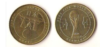 Offizielle FIFA Medaille zur WM 2006 in Deutschland Japan