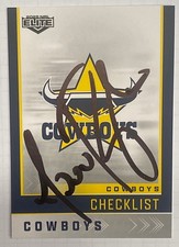 TODD PAYTEN NORTH QUEENSLAND COWBOYS CHECKLIST 2025 ELITE NRL SIGNED CARD