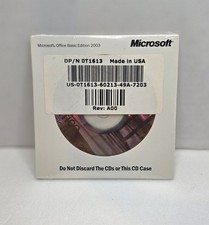 CD Microsoft Office Basic Edition 2003 con codice Product Key Dell nuovo spedizione gratuita