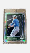 2025 Donruss Baseball - #27 Optic Cracked Ice Bobby Witt Jr.- 9/25