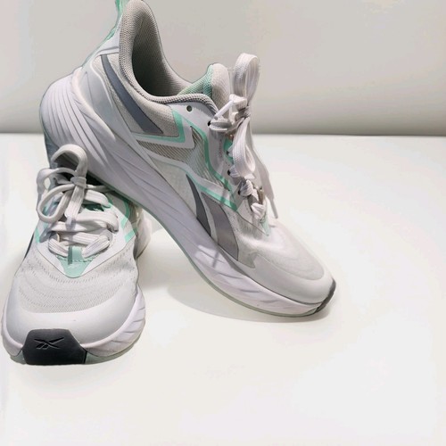 Reebok Verse Walking Sneakers White Aqua Gray Womens Sz 9 