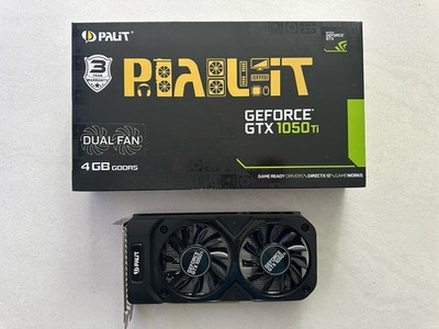 Palit NVIDIA GeForce GTX 1050 Ti 4GB GDDR5 Grafikkarte DVI HDMI DP