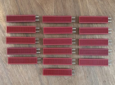 VINTAGE FISCHERTECHNIK - SET OF 16 TEETH RACKS